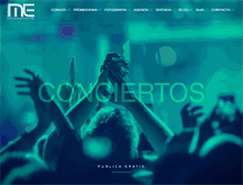 Tablet Screenshot of marcayeventos.com